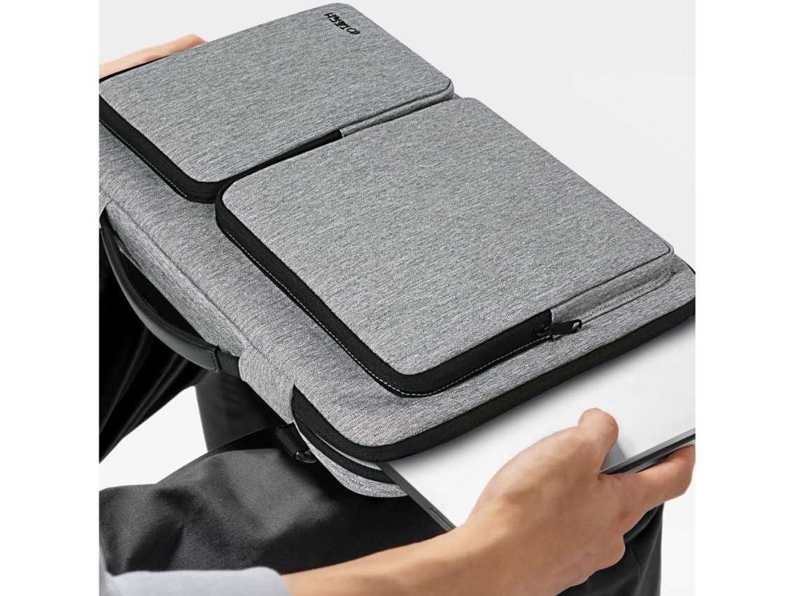 Mochila para laptop Tech-Protect Defender 13-14 - Cinza