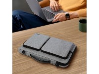 Mochila para laptop Tech-Protect Defender 13-14 - Cinza