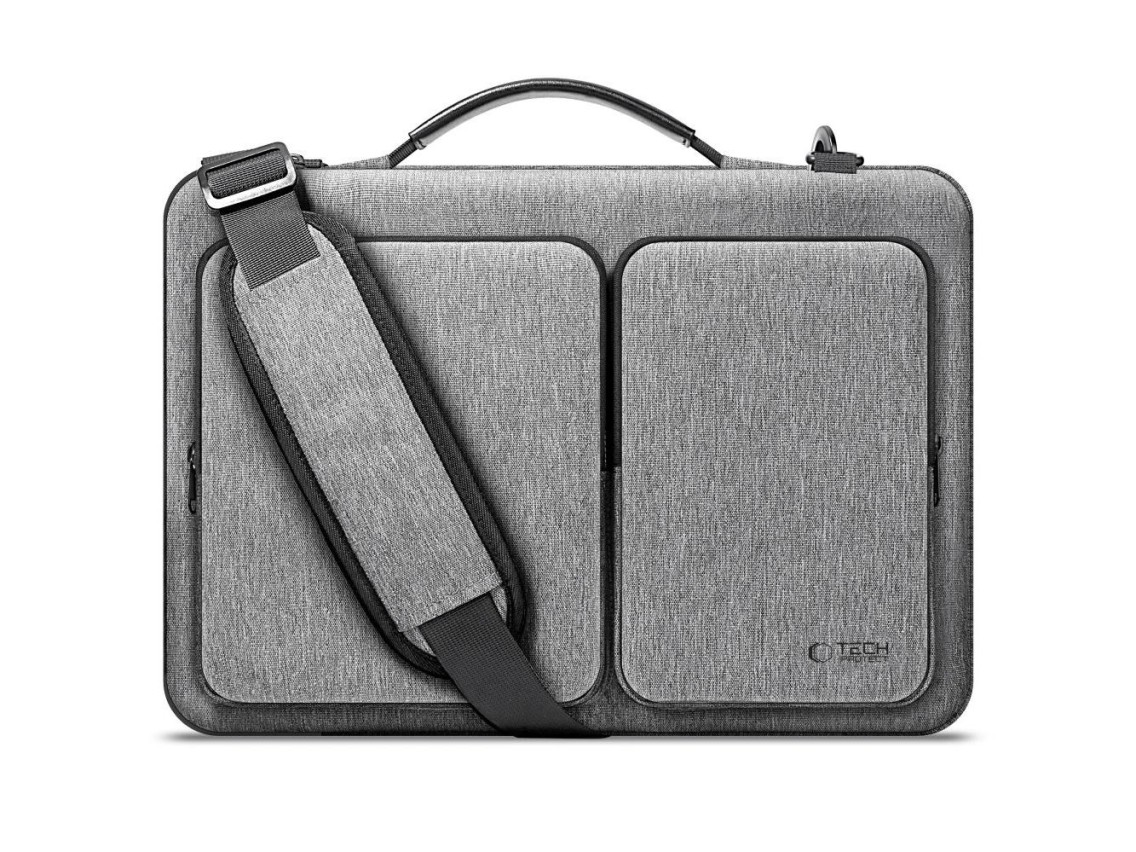 Mochila para laptop Tech-Protect Defender 13-14 - Cinza