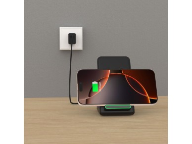Tech-Protect QI15W-A40 Wireless Charger - Black Tech-Protect QI15W-A40 Wireless Charger - Black