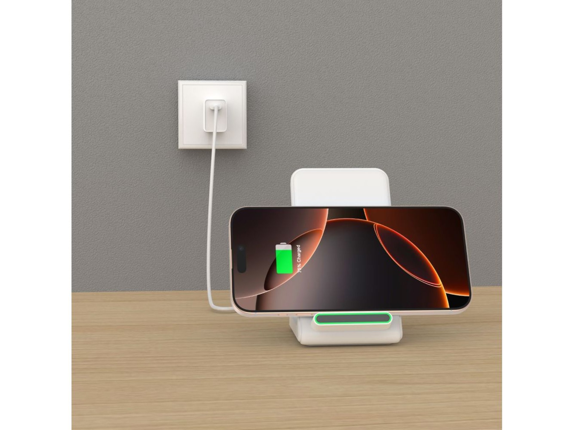 Tech-Protect QI15W-A40 Wireless Charger - White