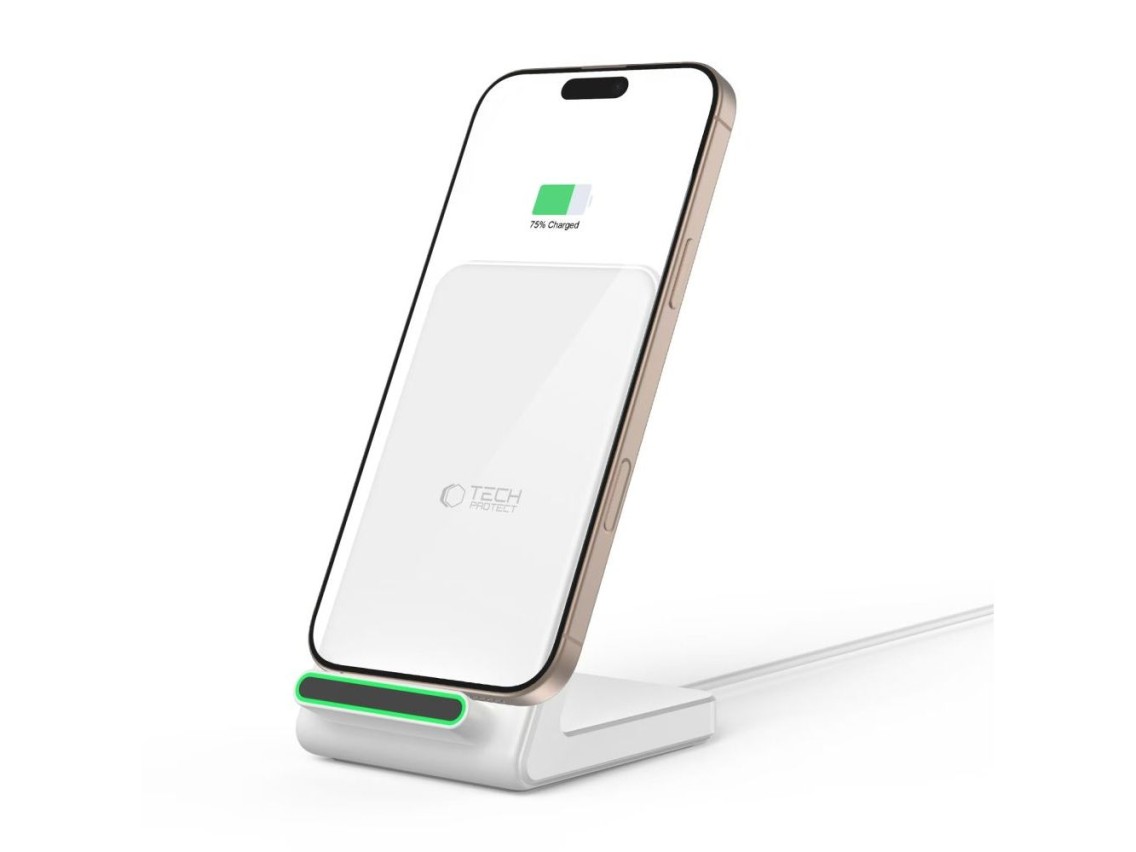 Tech-Protect QI15W-A40 Wireless Charger - White