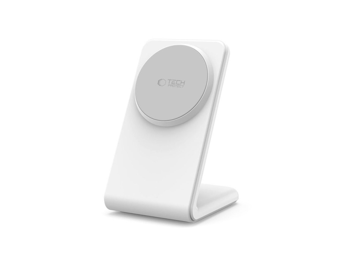 Cargador inalámbrico Tech-Protect QI15W-A38 MagSafe - Blanco