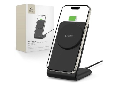 Cargador inalámbrico Tech-Protect QI15W-A38 MagSafe - Negro Cargador inalámbrico Tech-Protect QI15W-A38 MagSafe - Negro