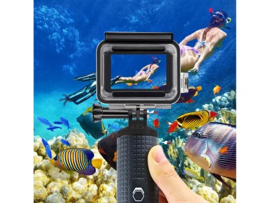 Capa � prova d'�gua Tech-Protect GA200 para GoPro Hero 5 / 6 / 7 - Transparente