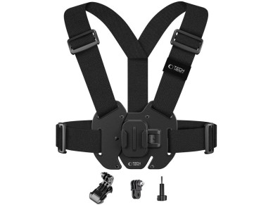Tech-Protect GA100 Chest Mount for GoPro / DJI - Black Tech-Protect GA100 Chest Mount for GoPro / DJI - Black