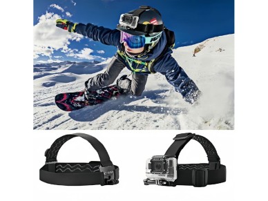 Suporte de cabe�a Tech-Protect GA100 para GoPro / DJI - Preto