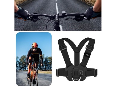 Tech-Protect GA100 Chest Mount for GoPro / DJI - Black Tech-Protect GA100 Chest Mount for GoPro / DJI - Black