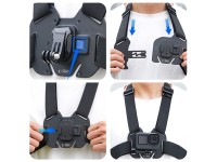 Suporte de peito Tech-Protect GA100 para GoPro / DJI - Preto Suporte de peito Tech-Protect GA100 para GoPro / DJI - Preto