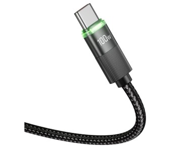 Cable USB tipo C Tech-Protect UB20T Ultraboost PD100W/5A de 180 cm - Negro