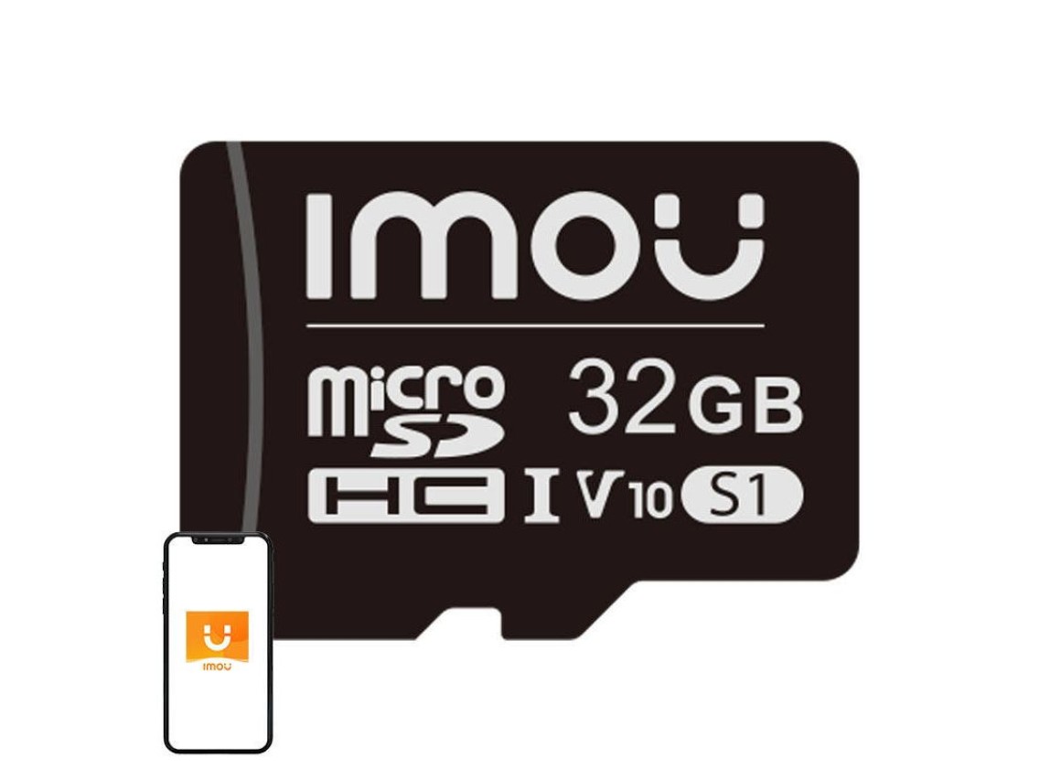 Cartão de memória IMOU microSD 32GB (UHS-I, SDHC, 10/U1/V10, 90/20)