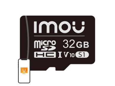 Cart�o de mem�ria IMOU microSD 32GB (UHS-I, SDHC, 10/U1/V10, 90/20)