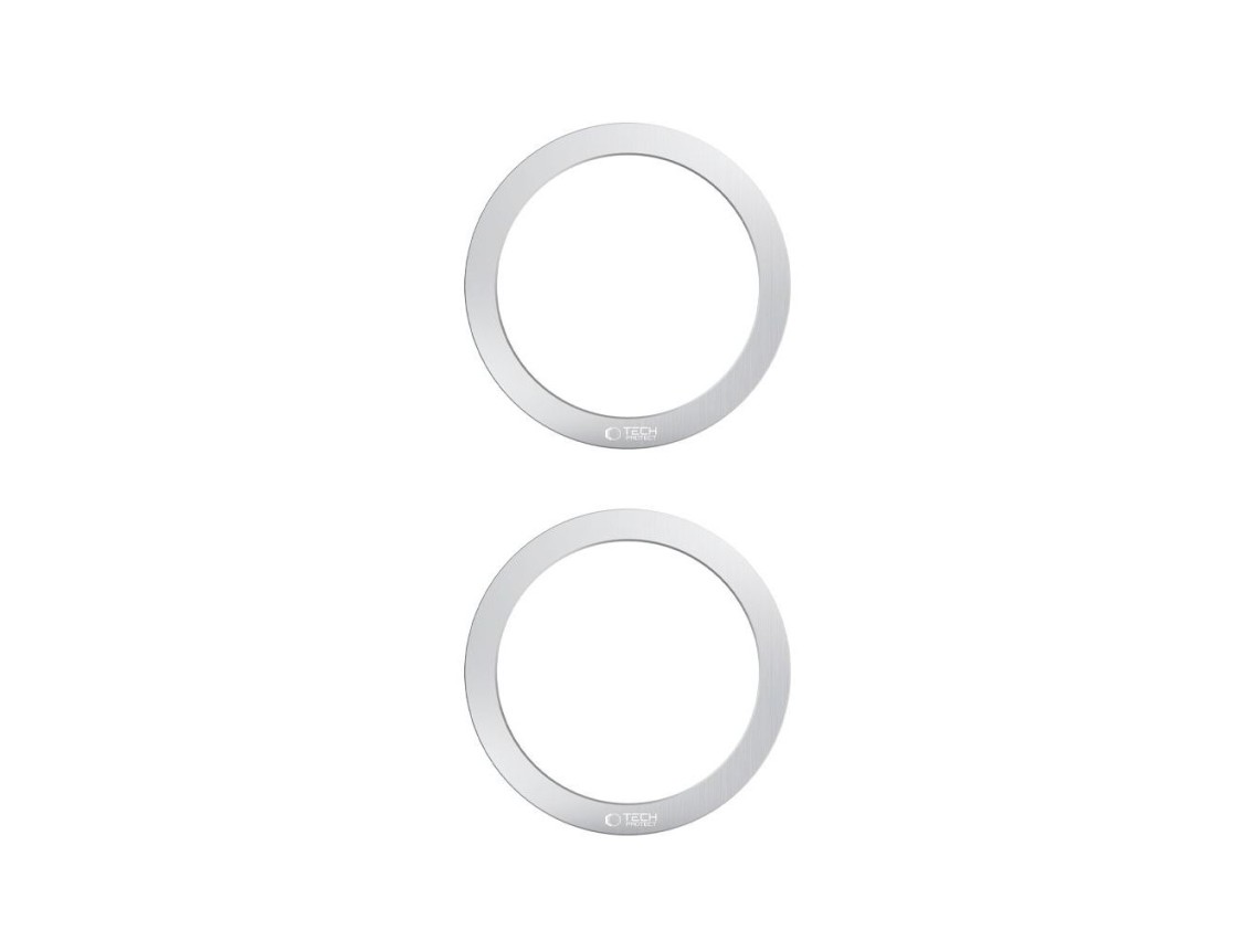 Anel MagSafe 2 em 1 Tech-Protect MMP-110 - Prata / Prata