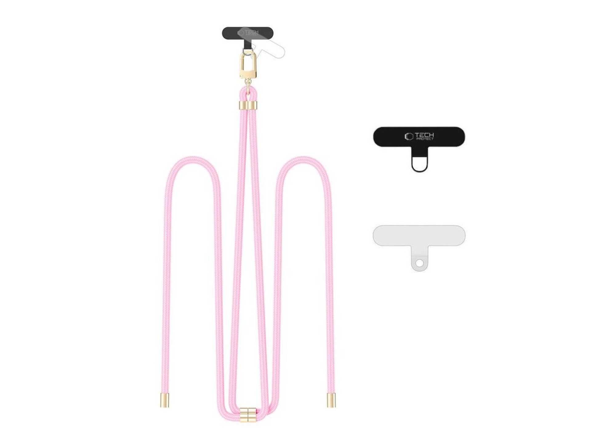 Tech-Protect C7S Rope Crossbody Strap Leash - Pink