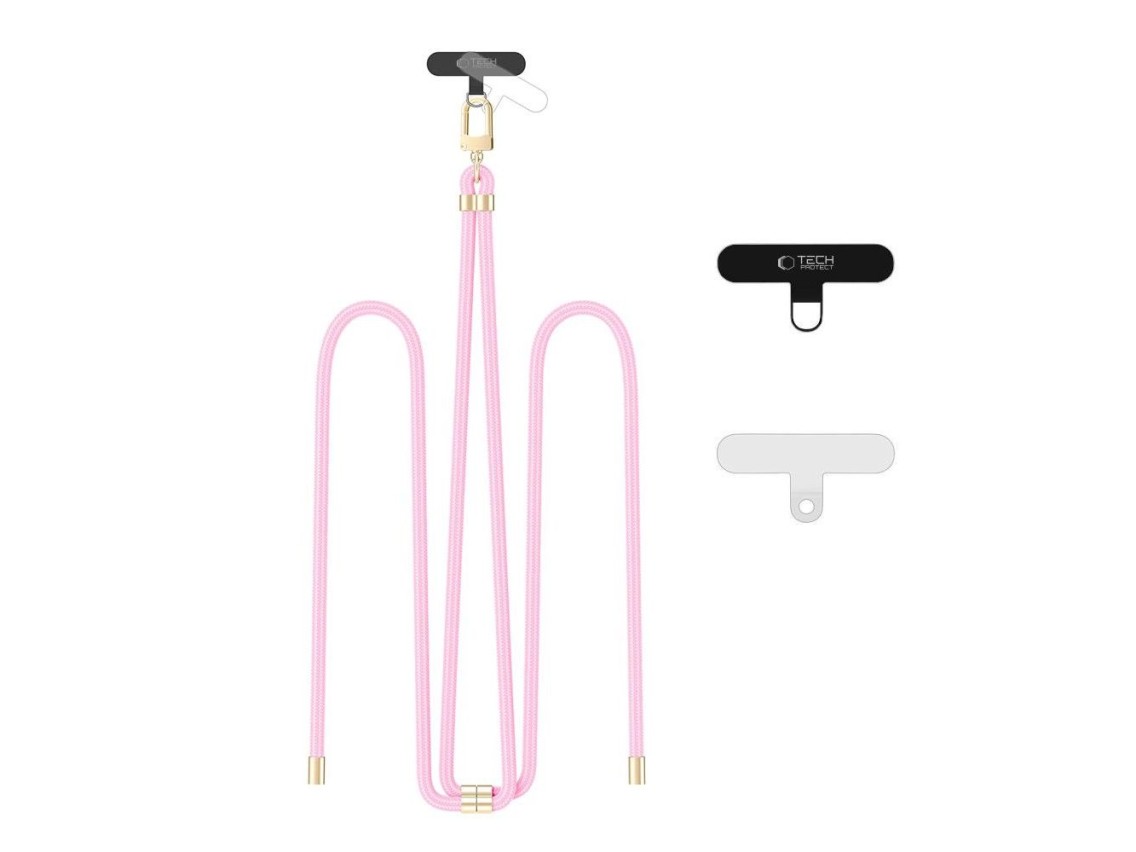 Tech-Protect C7S Rope Crossbody Strap Leash - Pink