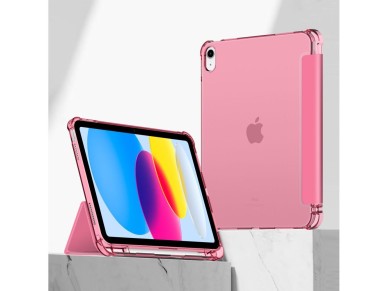 Capa h�brida Tech-Protect SC Pen para iPad 10 / 2022 - Rosa - Transparente