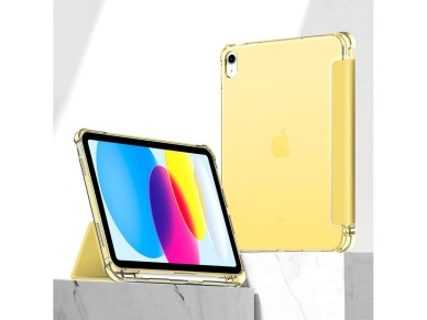 Capa h�brida Tech-Protect SC Pen para iPad 10 / 2022 - Amarela - Transparente