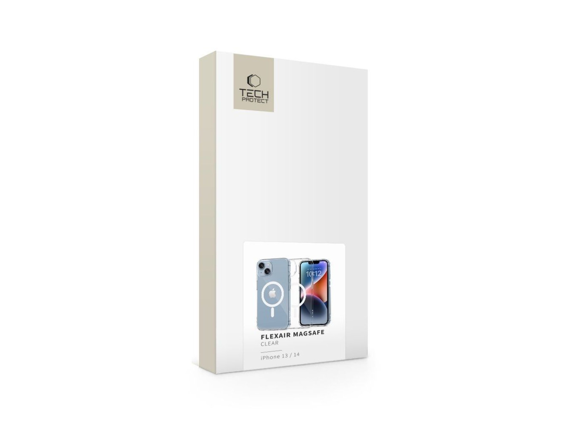 Funda Tech-Protect FlexAir MagSafe para iPhone 13/14 - Transparente