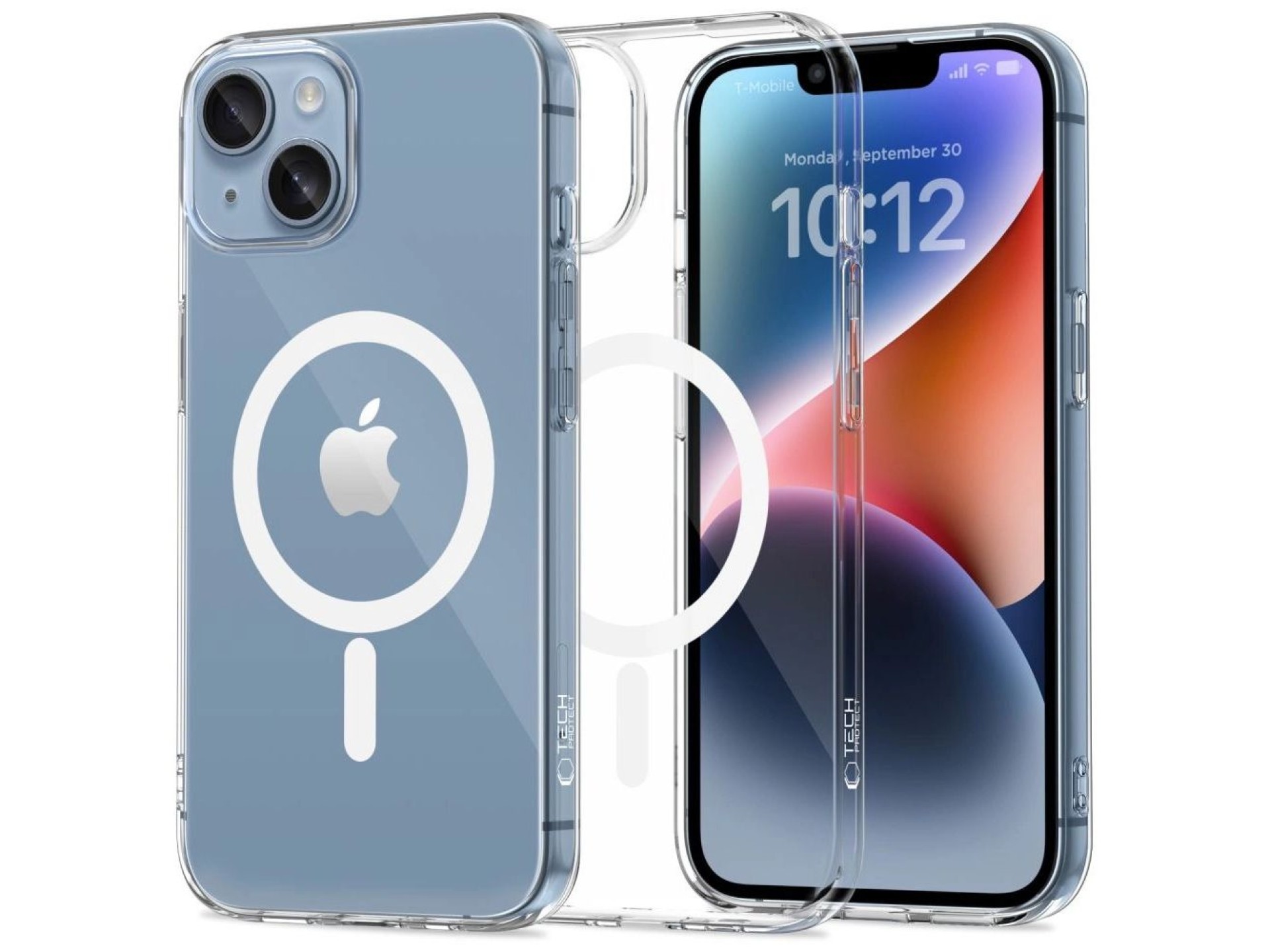 Funda Tech-Protect FlexAir MagSafe para iPhone 13/14 - Transparente