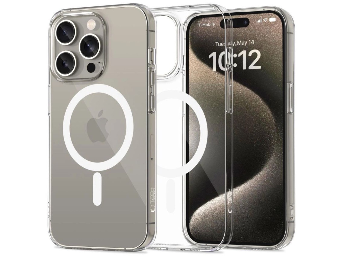 Tech-Protect FlexAir MagSafe Case for iPhone 15 Pro - Clear
