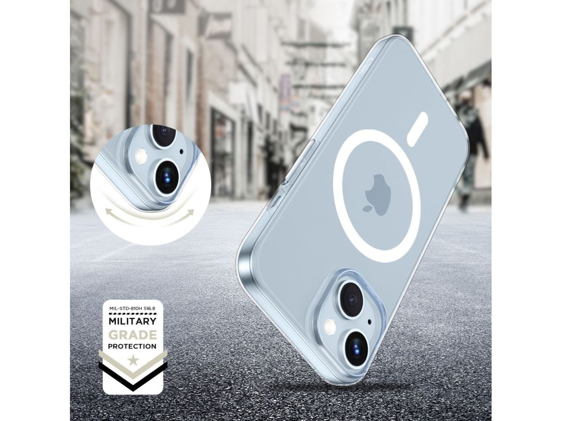 Tech-Protect FlexAir MagSafe iPhone 15 Case - Clear