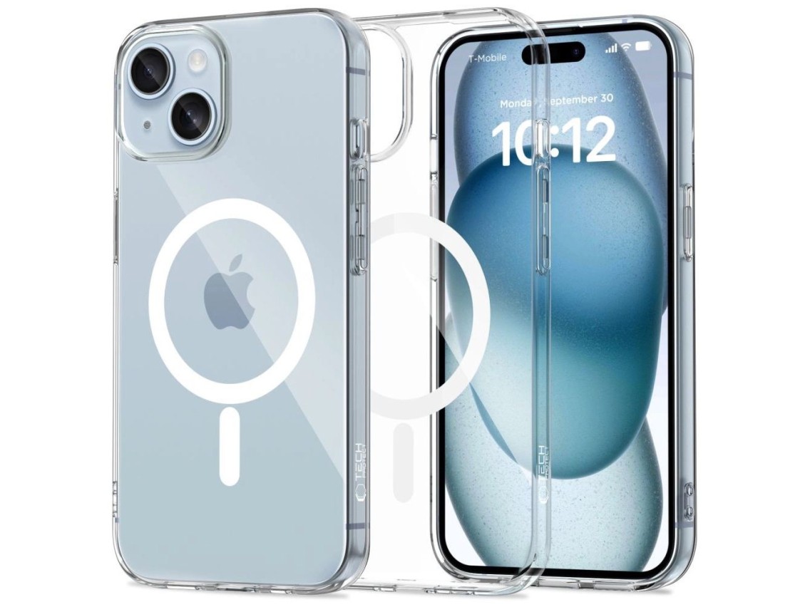 Tech-Protect FlexAir MagSafe iPhone 15 Case - Clear