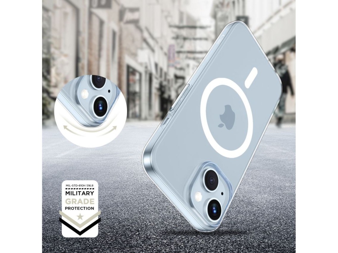 Tech-Protect FlexAir MagSafe iPhone 15 Case - Clear