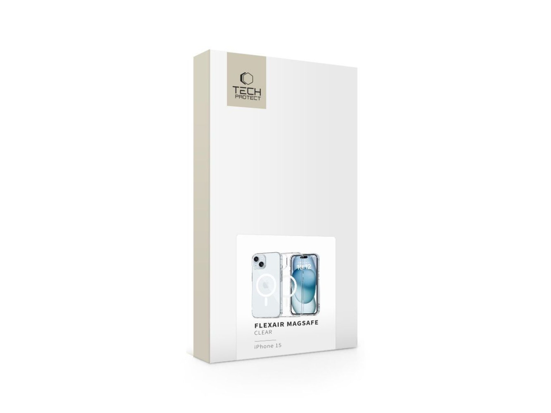 Tech-Protect FlexAir MagSafe iPhone 15 Case - Clear