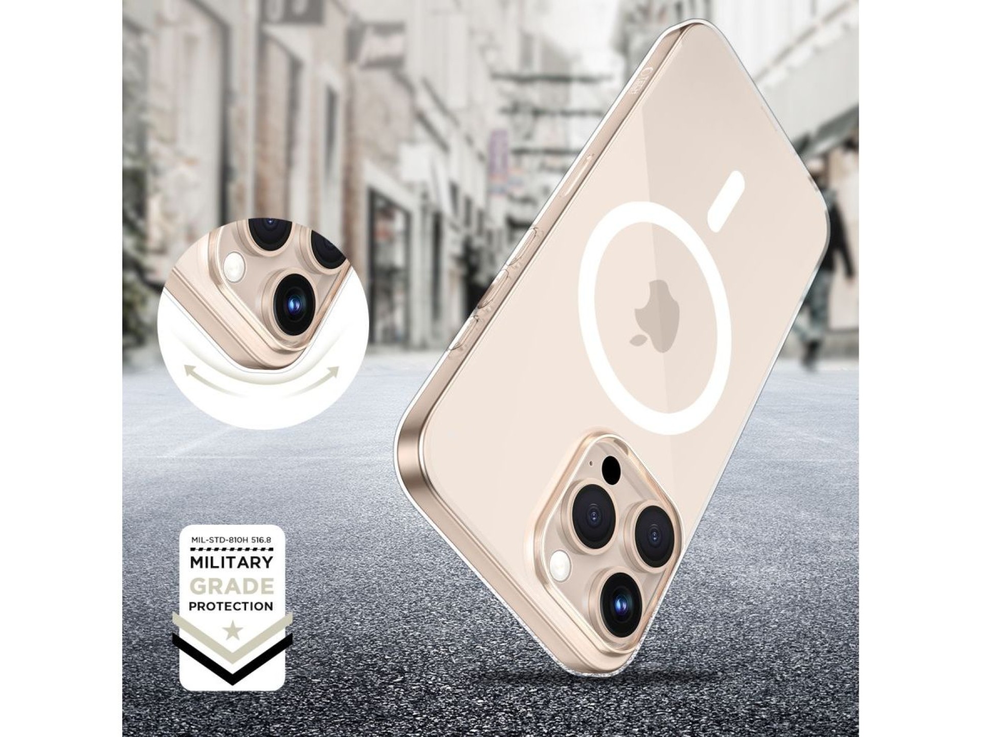 Tech-Protect FlexAir MagSafe Case for iPhone 16 Pro Max - Clear