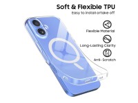 Tech-Protect FlexAir MagSafe iPhone 16 Case - Clear Tech-Protect FlexAir MagSafe iPhone 16 Case - Clear