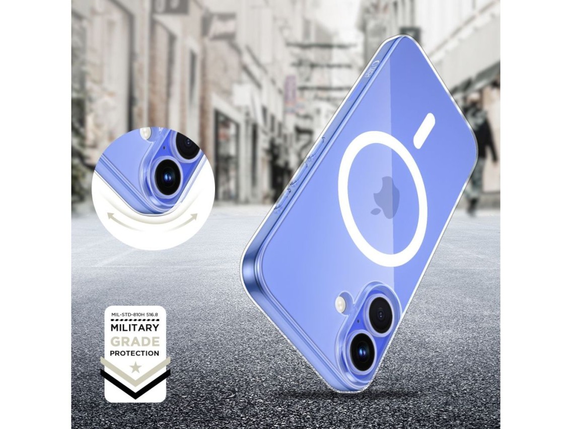 Tech-Protect FlexAir MagSafe iPhone 16 Case - Clear