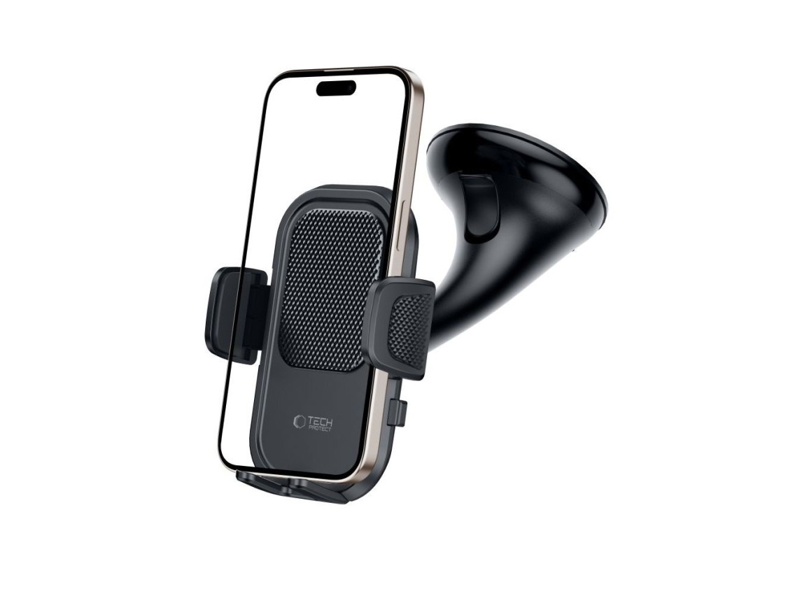 Soporte para coche Tech-Protect V8 para salpicadero y rejilla de ventilación - Negro