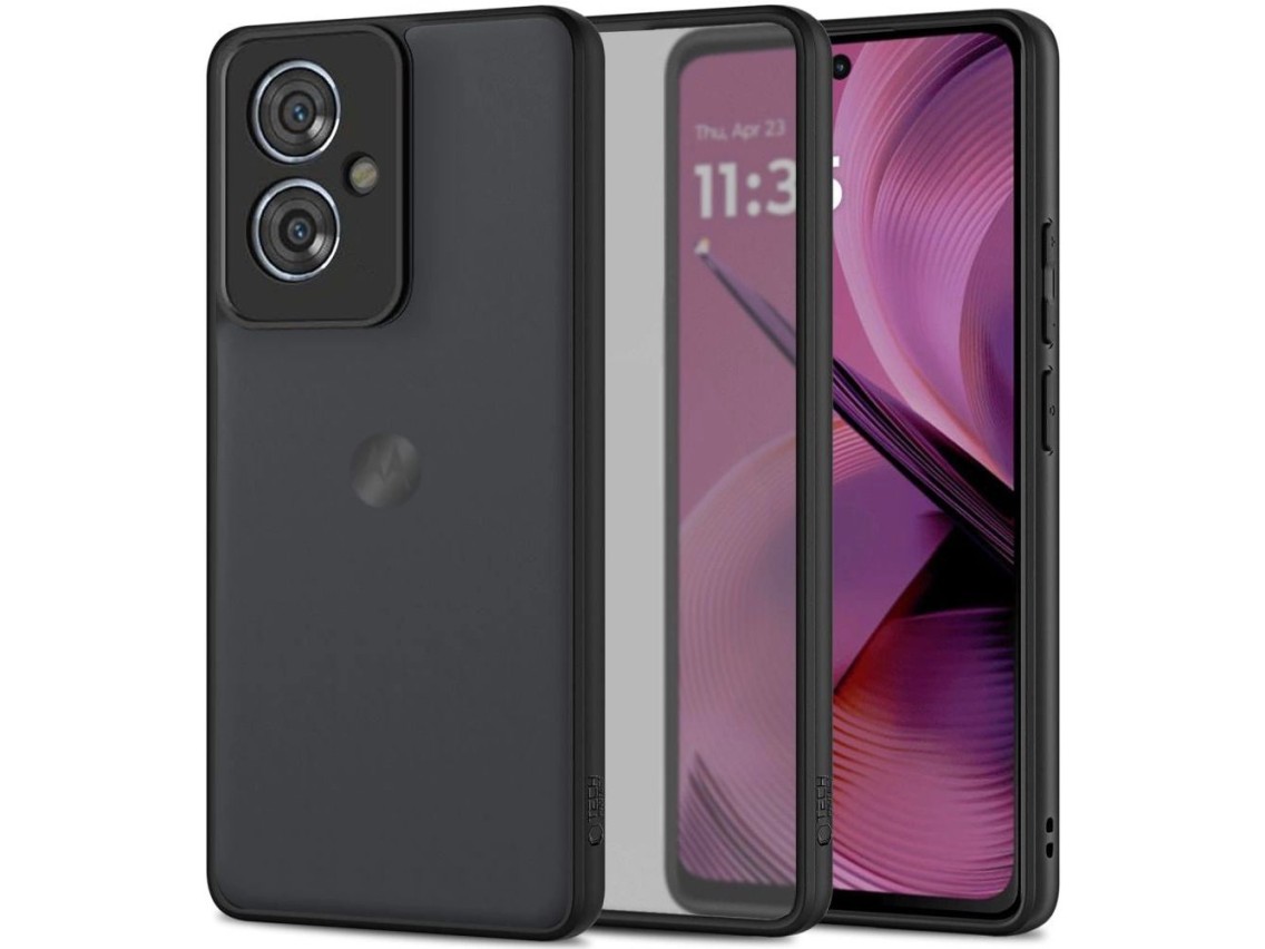 Funda Tech-Protect MagMat para Motorola Moto G55 - Negro mate