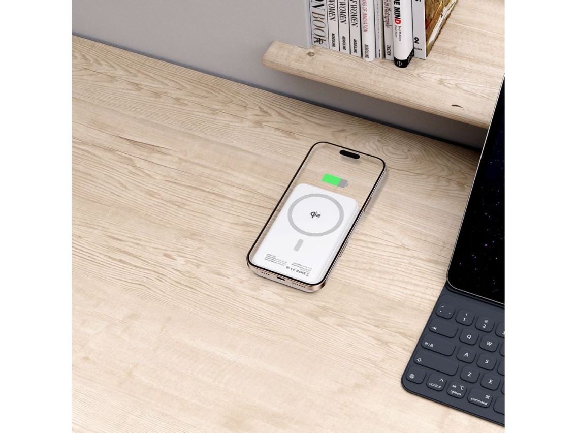 Powerbank Tech-Protect PB24 LifeMag QI2 MagSafe 10000 mAh - blanco