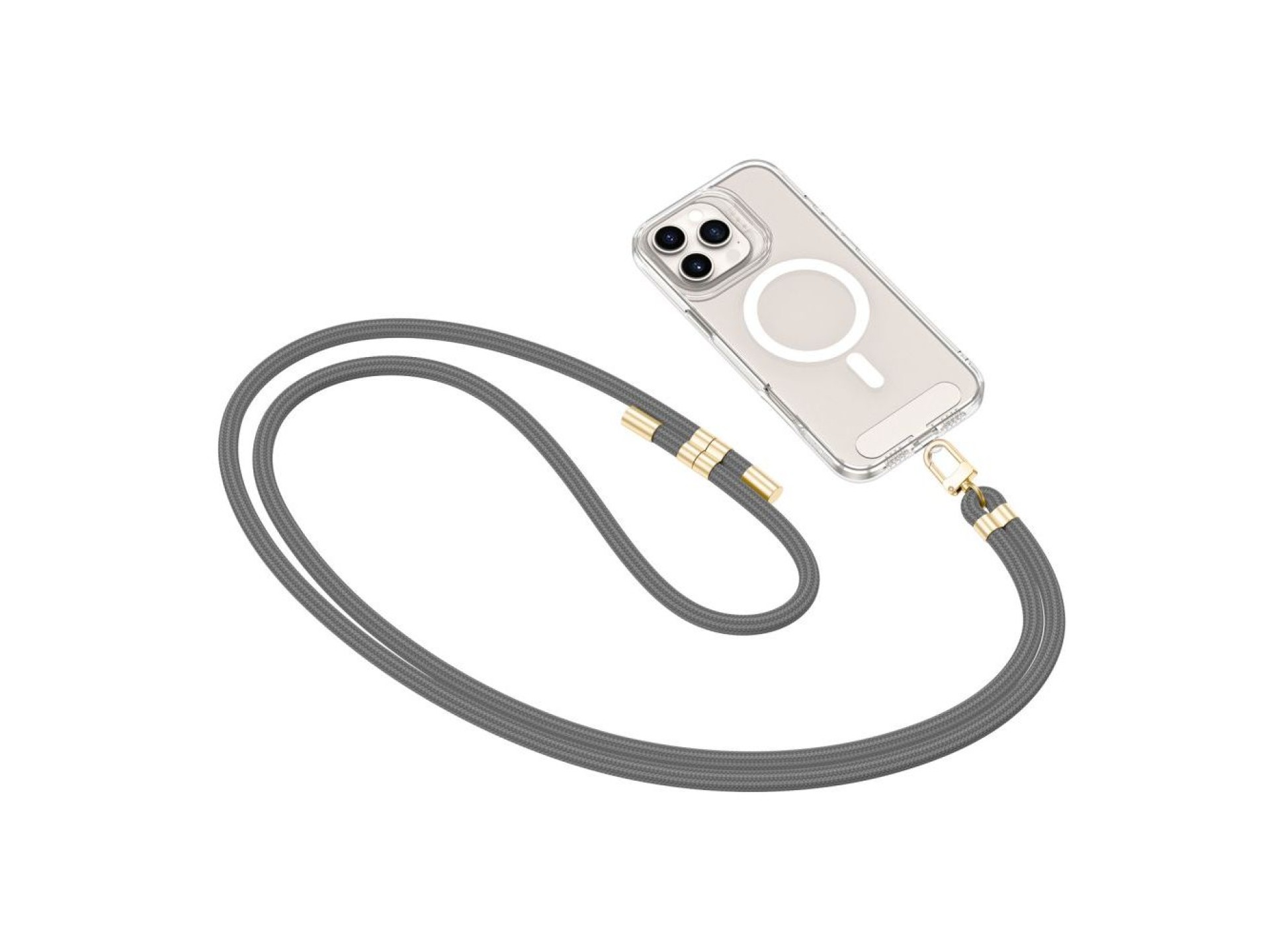 Tech-Protect C7S Rope Crossbody Strap Leash - Gray