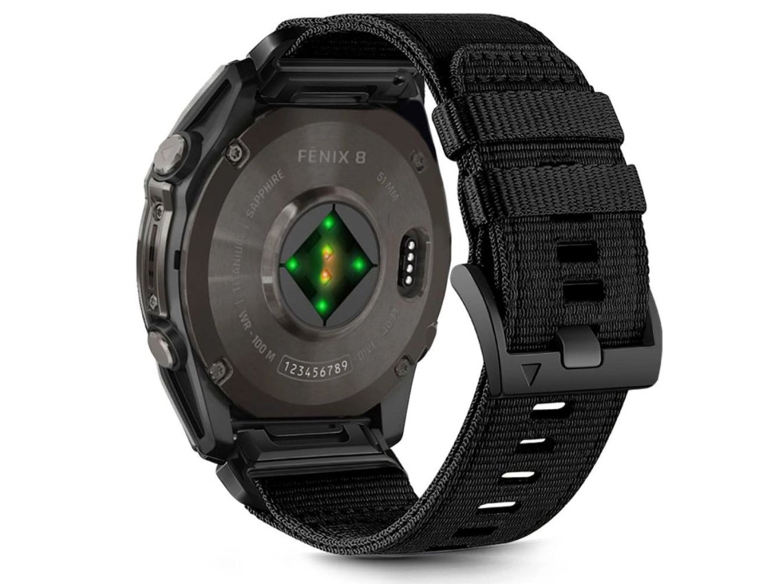 Pulseira de nylon Tech-Protect para Garmin Fenix ??5X / 5X PLUS / 6X / 6X PRO / 7X / 8 (51 mm) - Pre