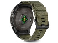 Tech-Protect Nylon strap for Garmin Fenix 5X / 5X PLUS / 6X / 6X PRO / 7X / 8 (51 mm) - green