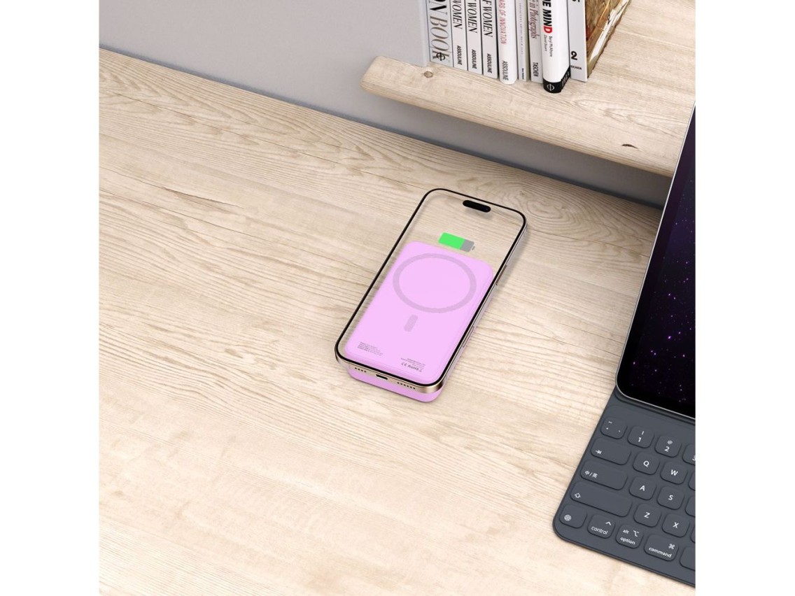 Powerbank Tech-Protect PB12 LifeMag MagSafe 20000MAH - morado