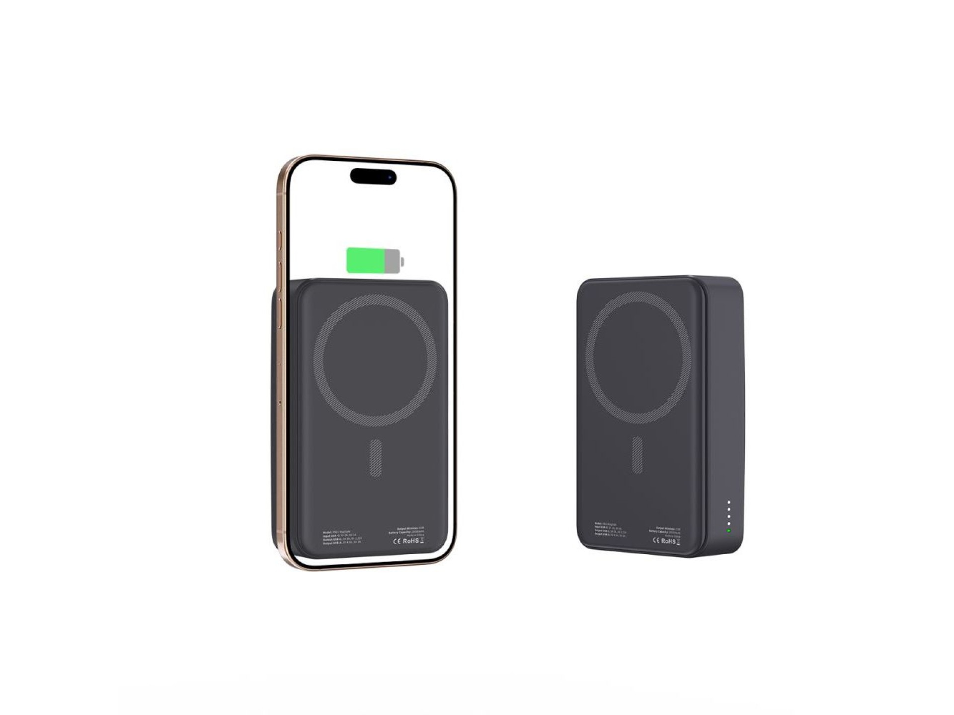 Powerbank Tech-Protect PB12 LifeMag MagSafe 20000MAH - negro