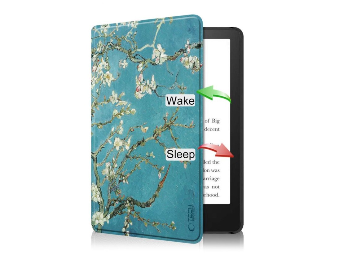Capa protetora Tech-Protect SmartCase para Kindle Paperwhite VI / 6 / Edição Signature - Azul