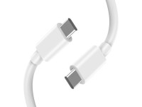 Carregador Tech-Protect NC45W-GAN de 2 portas PD45W + cabo tipo C - branco Carregador Tech-Protect NC45W-GAN de 2 portas PD45W + cabo tipo C - branco