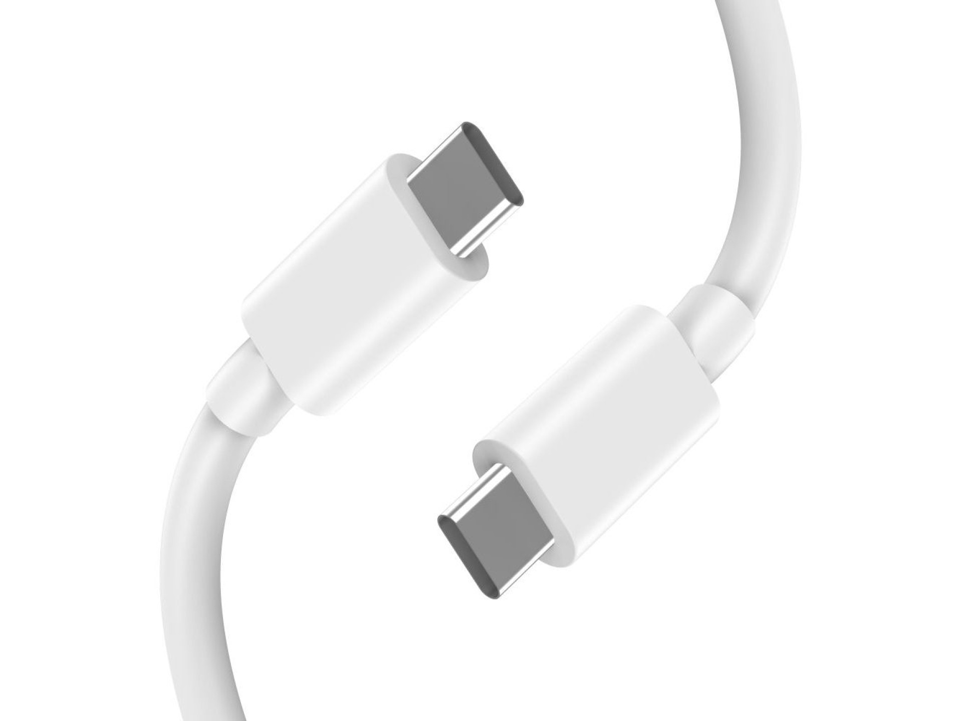 Carregador Tech-Protect NC45W-GAN de 2 portas PD45W + cabo tipo C - branco