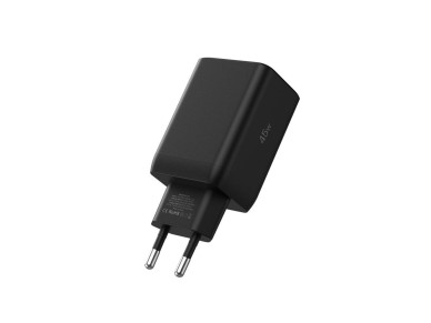 Tech-Protect NC45W-GAN 2-PORT PD45W wall charger - black Tech-Protect NC45W-GAN 2-PORT PD45W wall charger - black