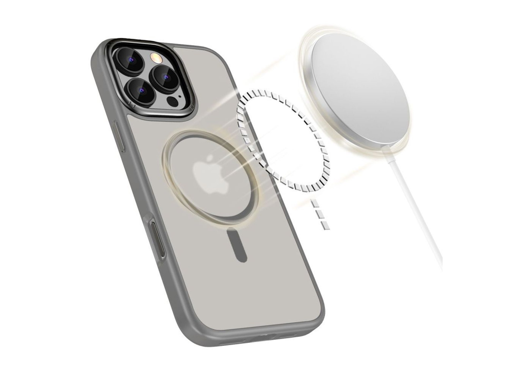 Tech-Protect MagEdge MagSafe case for iPhone 16 Pro Max - titanium