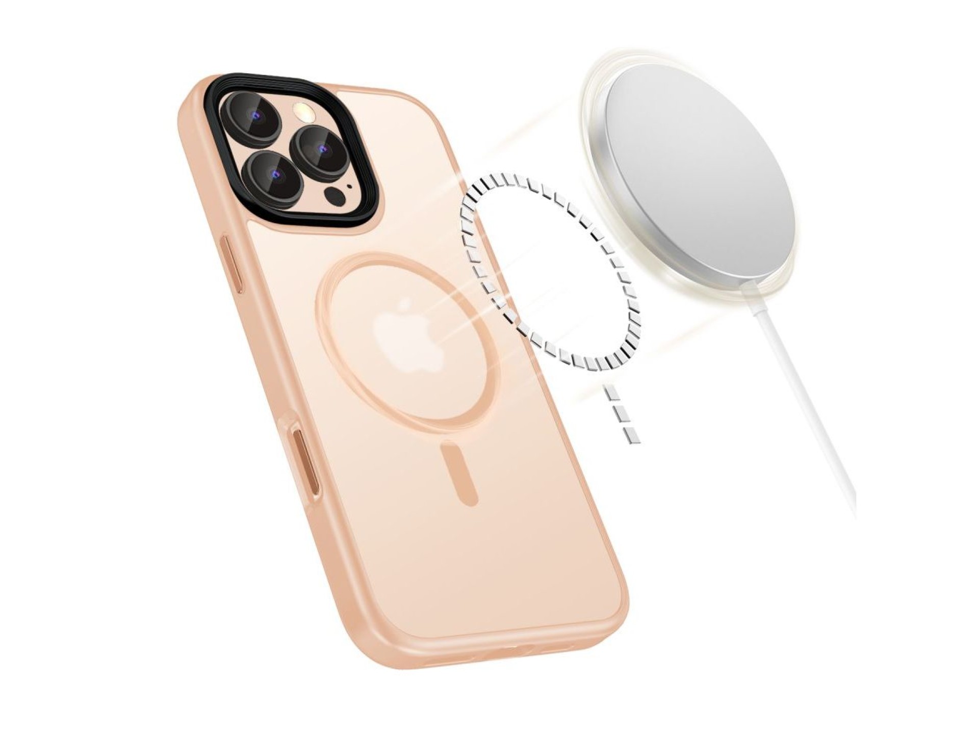Capa Tech-Protect MagMat MagSafe para iPhone 16 Pro Max - Rosa