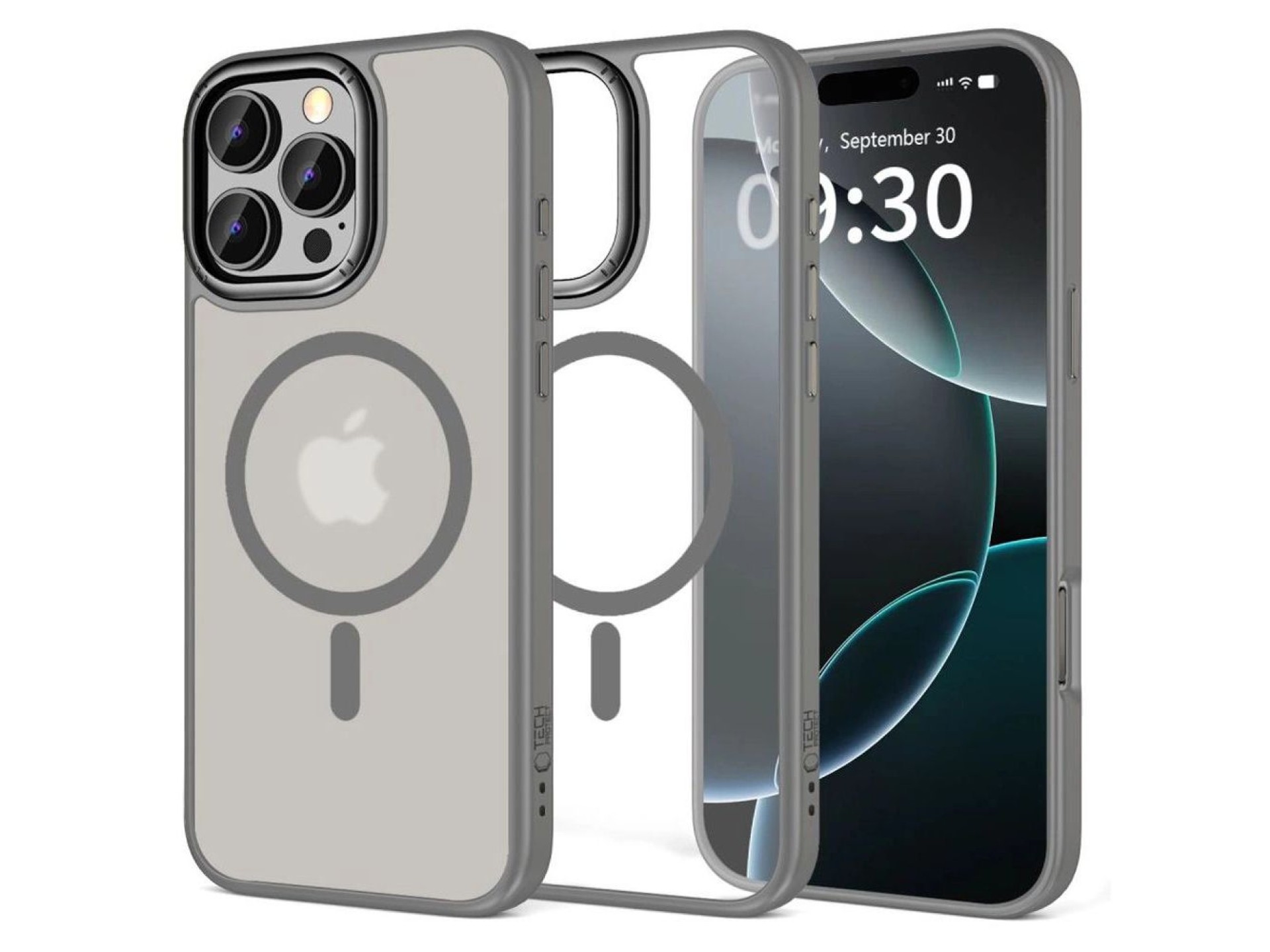 Tech-Protect MagEdge MagSafe case for iPhone 16 Pro Max - titanium