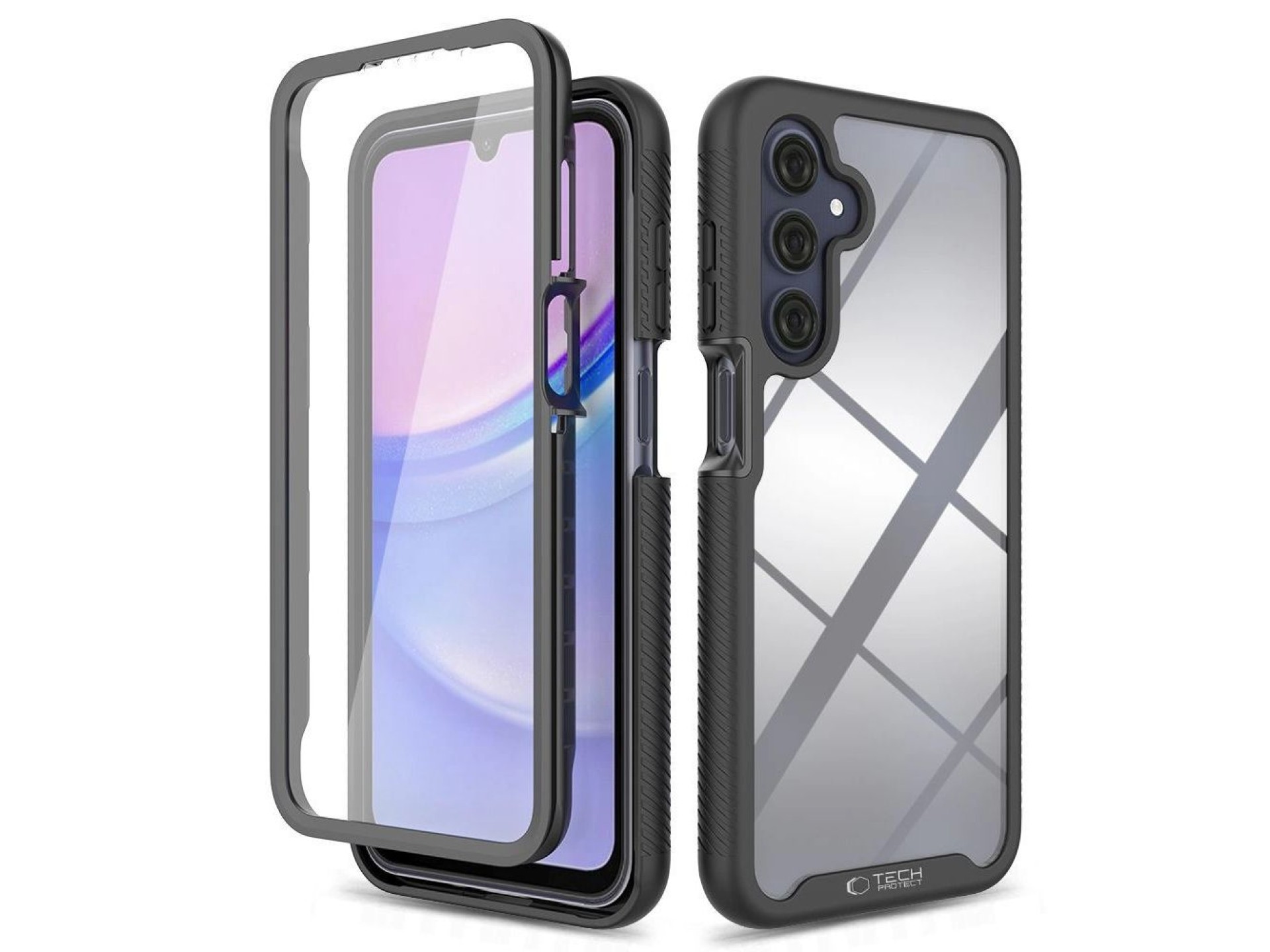 Tech-Protect Defense360 Case for Samsung Galaxy A16 4G / 5G - Black