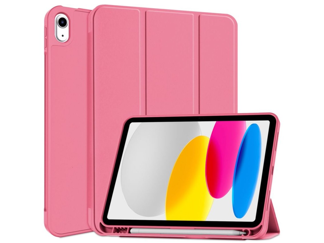 Capa Tech-Protect SC Pen para iPad 10 / 2022 - Rosa
