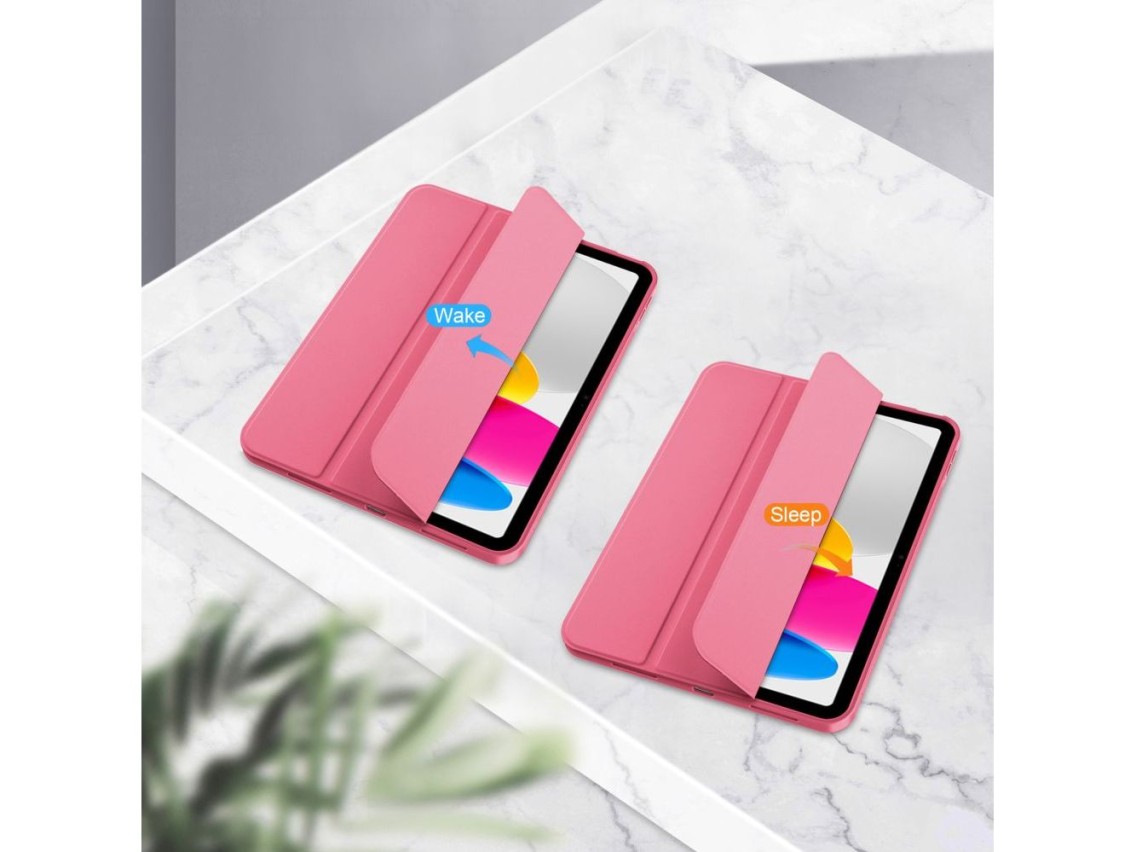 Capa Tech-Protect SC Pen para iPad 10 / 2022 - Rosa