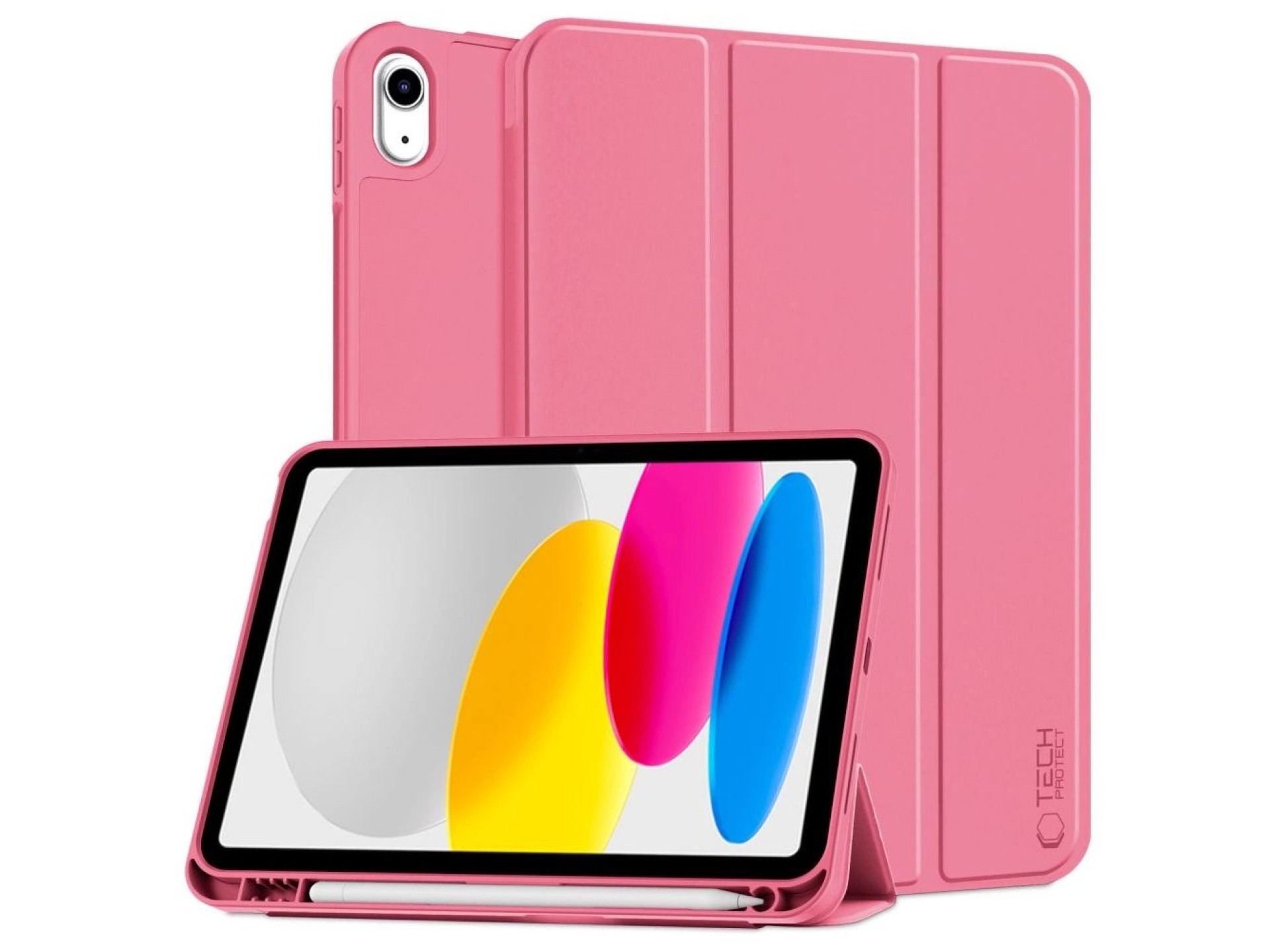 Capa Tech-Protect SC Pen para iPad 10 / 2022 - Rosa